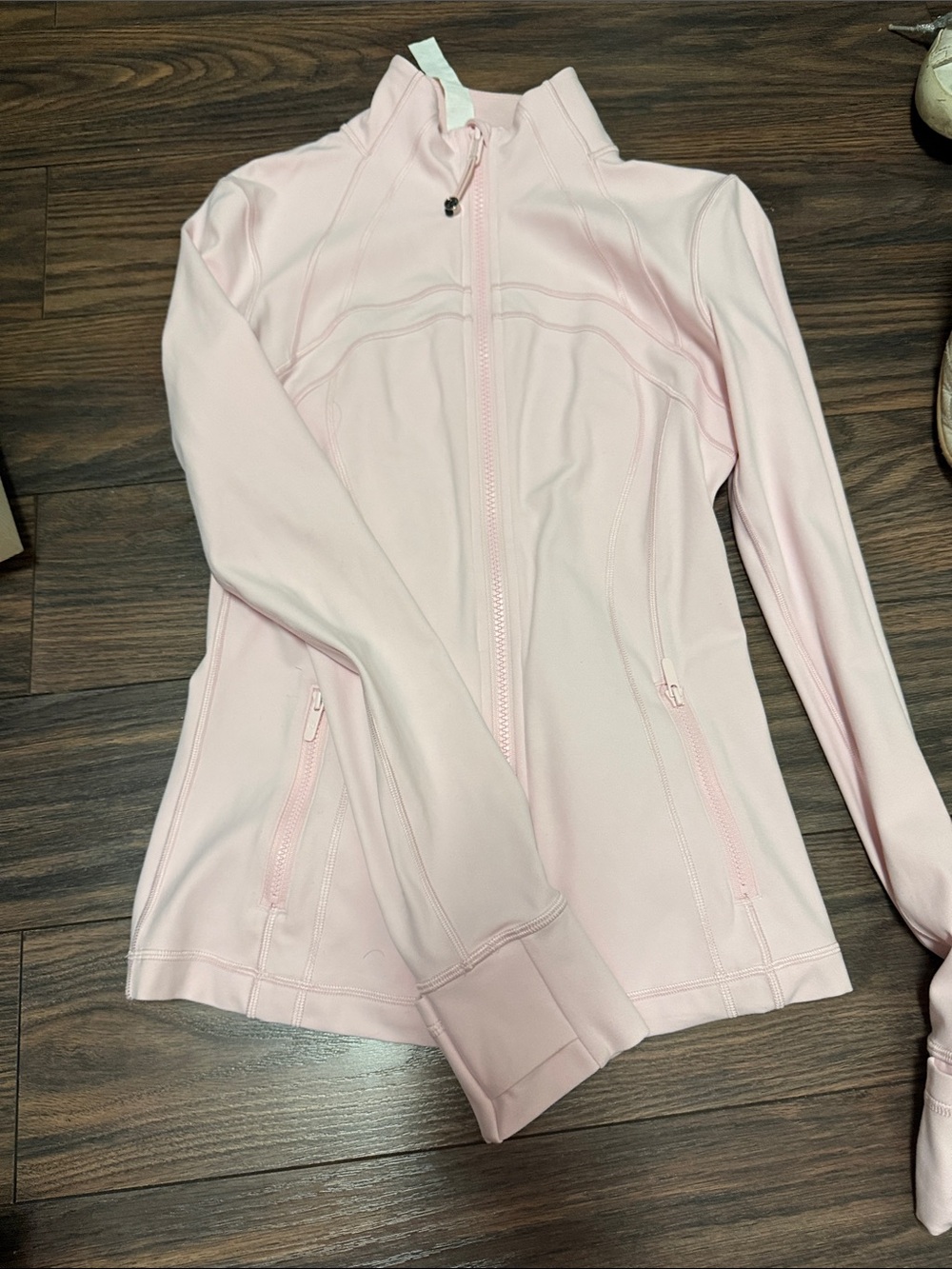 lululemon define jacket  full length pink
